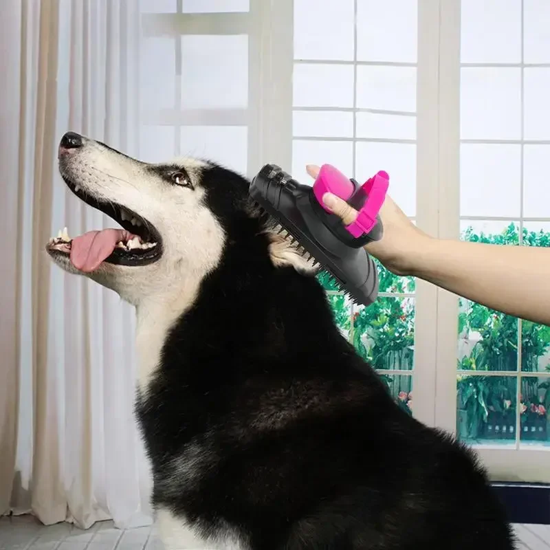 Pet Bathing Brush Self Cleaning Slicker Brush For Shedding Cat Grooming Dogs Cats Hair Remover Brush Pet Hair Grooming Tools 3