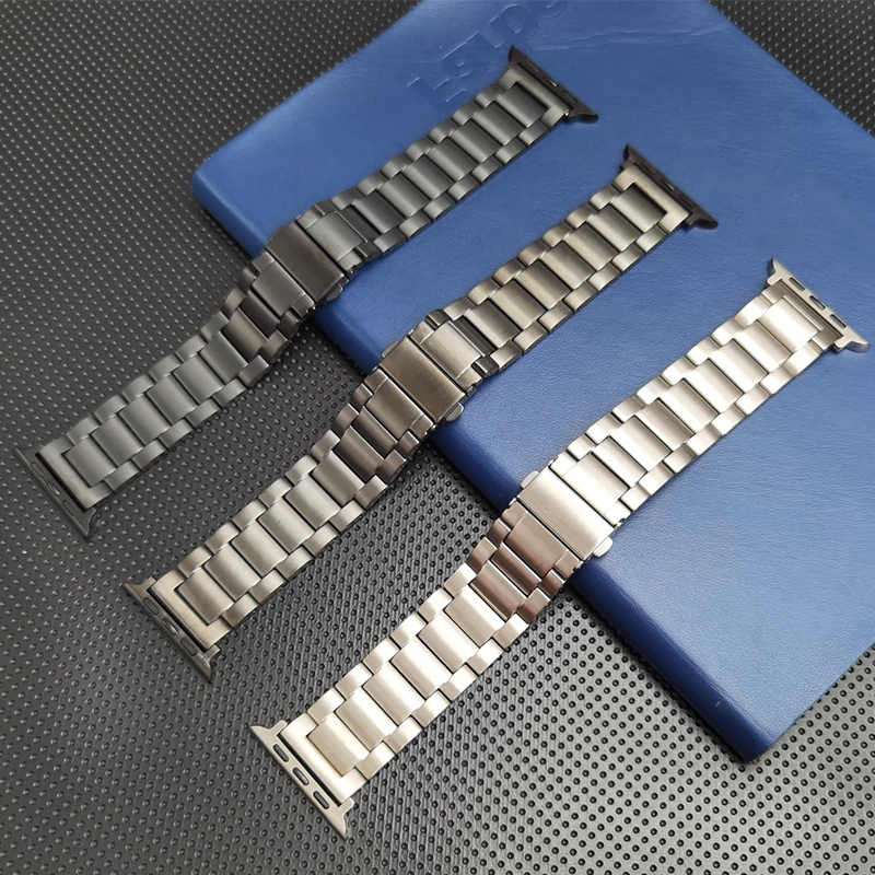 Luxury Titanium Metal Strap For Apple Watch UItra 2 49mm 45mm 41mm correa For iWatch Series 9 8 7 6 SE 44mm 40mm Business Strap