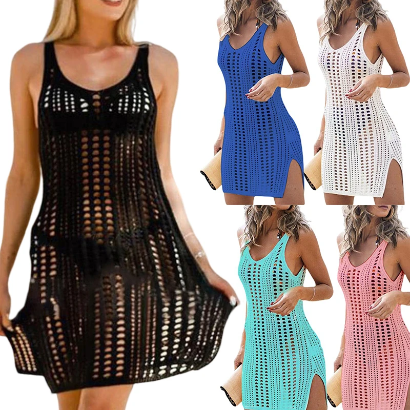 Sexy Women Mesh Bikini Cover Up Dress Swimwear Swimsuit Bathing Suit