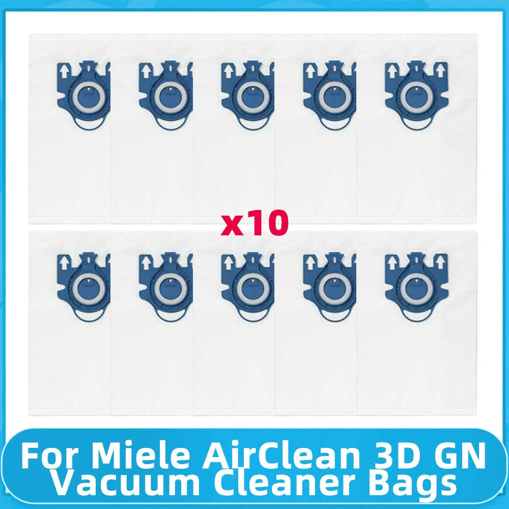 Sacchetto Per Polvere Per Aspirapolvere Airclean 3D Miele Tipo Gn Efficienza Miele S2, S5, S8, Classic C1 Complete C2 E Complete C3 Series