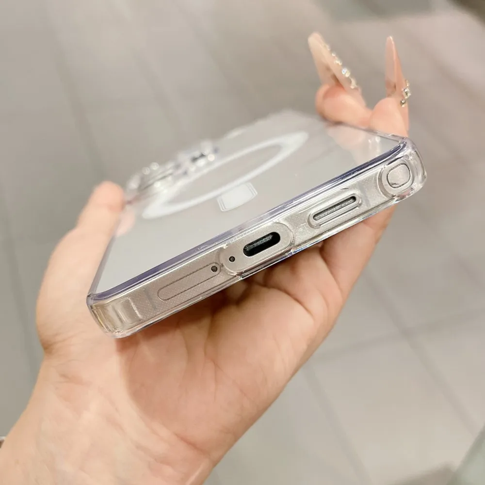 Magsafe Magnetic Clear Acrylic Phone Case Cover