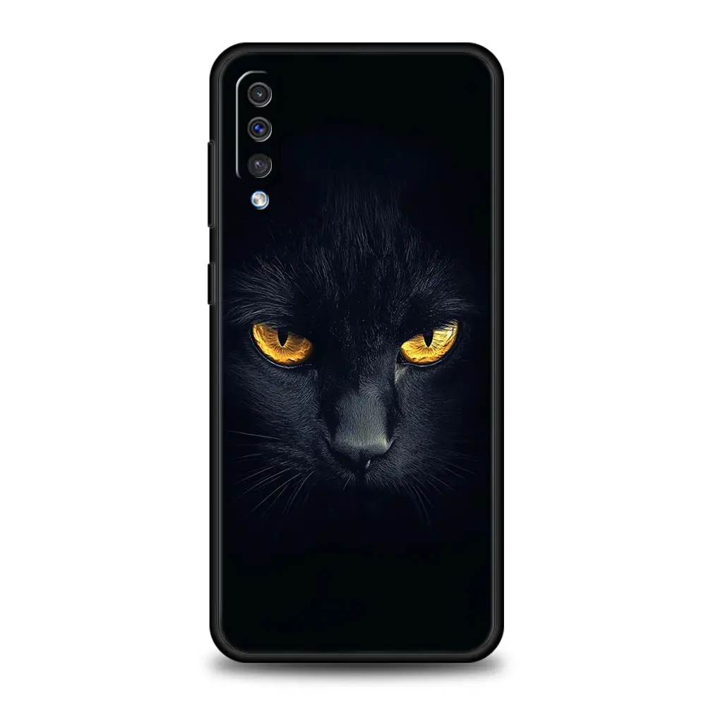 Chic Black Cat Design Phone Case Cover