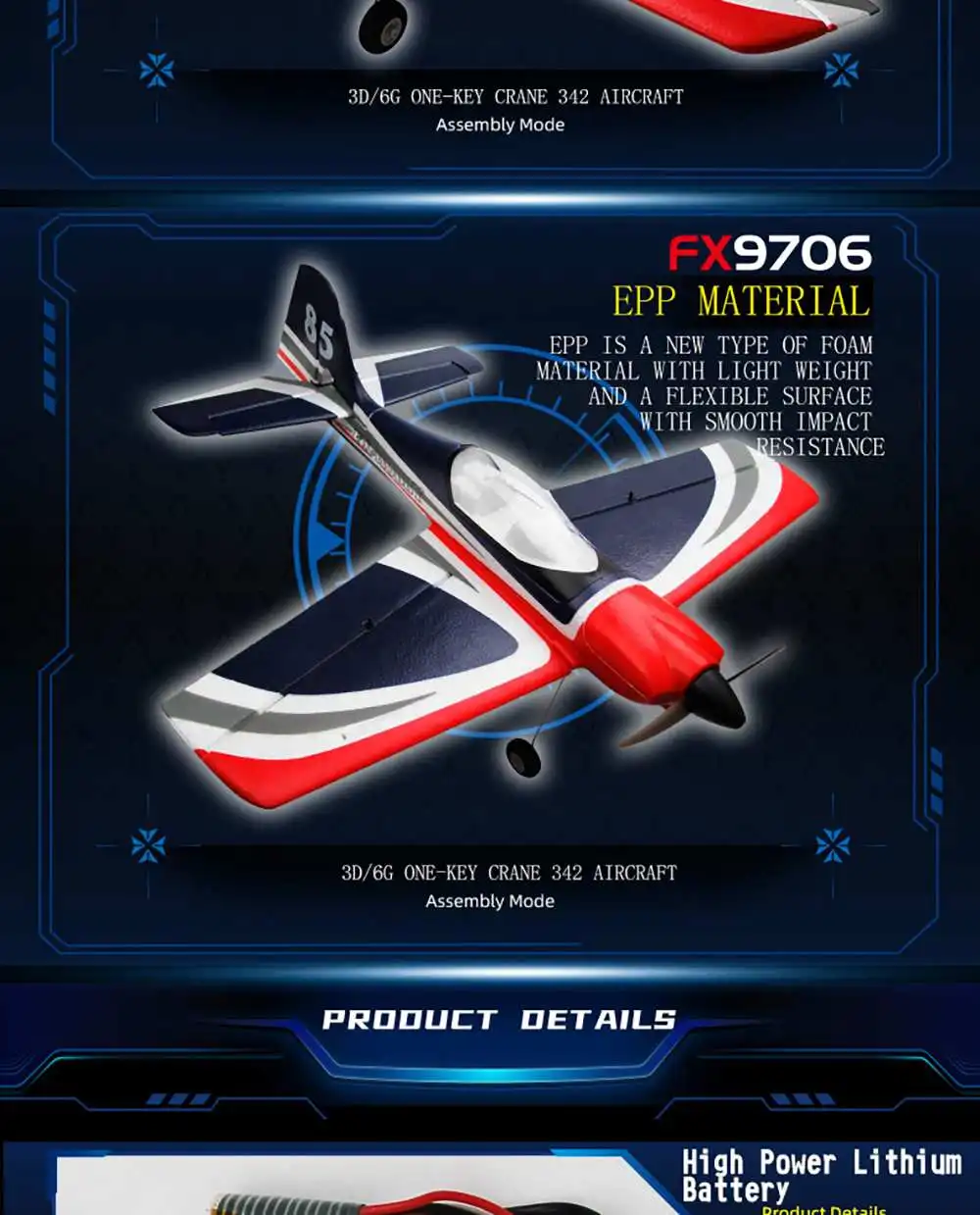 RedwingRC High Quality Gas and Electric Planes, Quad Copters