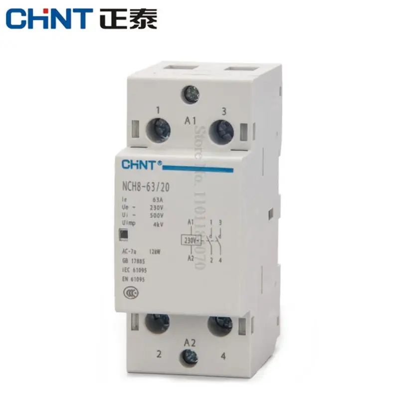CHINT NCH8-63 20 Modular AC casa Contator