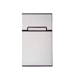 Sleek Aluminum Alloy Portable Cigarette Organizer (Silver)