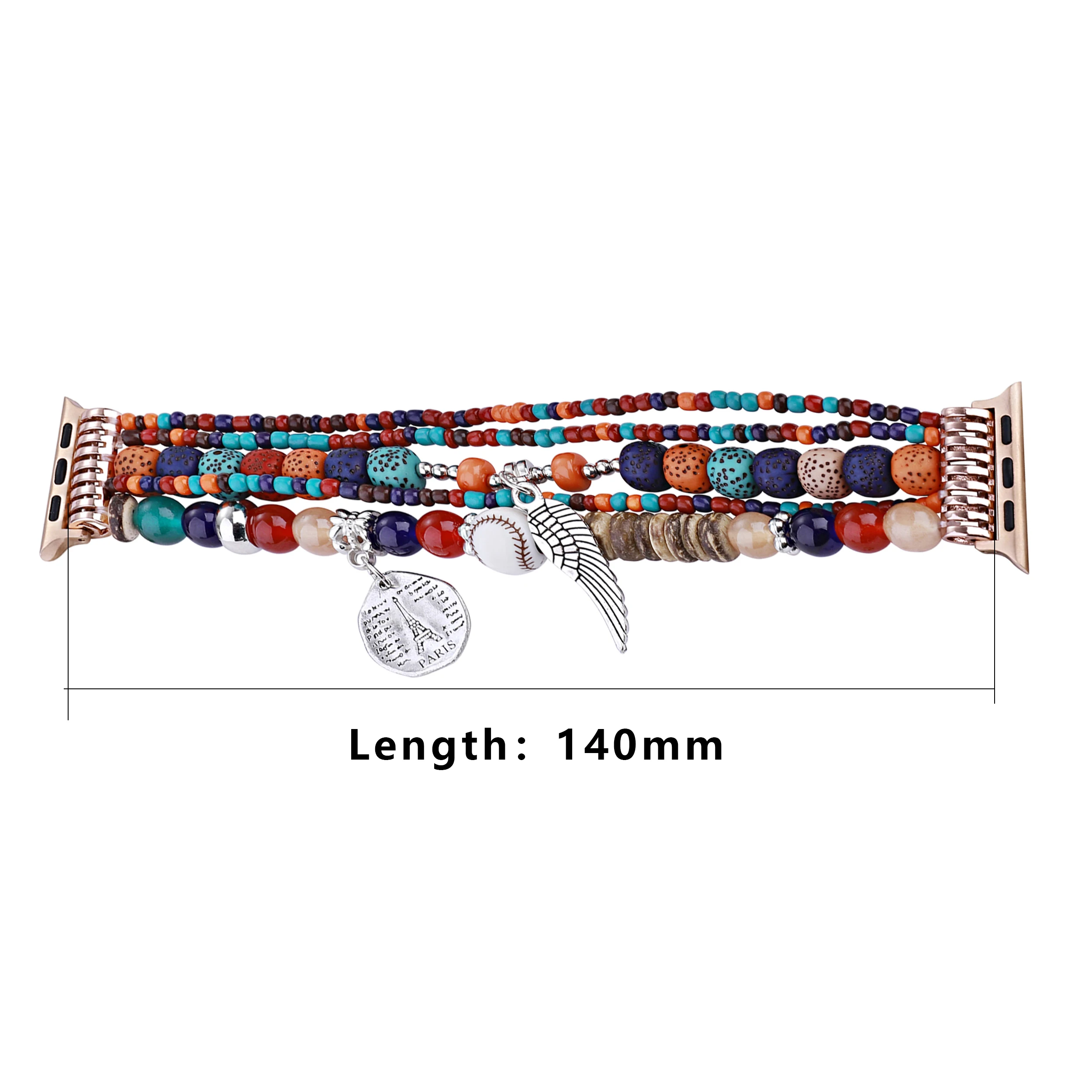 Universal Retro Personalized Watch Bracelet Strap, 20-22mm