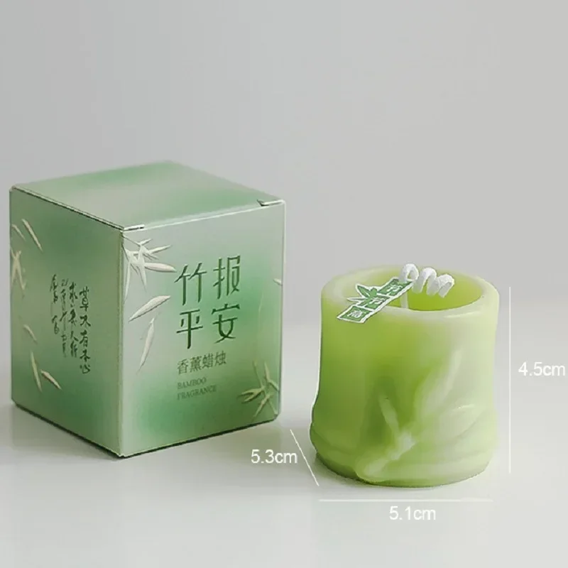 Natural Plant Scented Bamboo Candle
