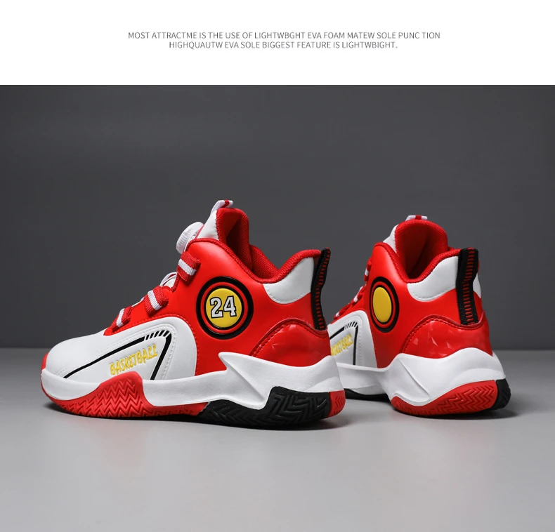 أحذية كرة السلة الملونة للأطفال ، أحذية رياضية مريحة للأطفال ، عالية الجودة ، صبي