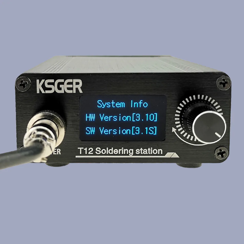Soldering Iron Kit Electric Soldering Iron Soldering Iron Set Soldering Iron Soldering Iron Stand KSGER T12 V3.1S Soldering Iron Station OLED STM32 Welding Tools Electric Iron Tips Auto-sleep 70W 1.3 Inch Screen AC100-260V