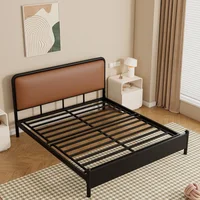 Минималистичный металлический каркас кровати, регулируемый по высоте каркас, основание кровати для спальни, основание матраса 1,2/1,5/1,8 м для внутреннего современного поддона для матраса — изображение 2