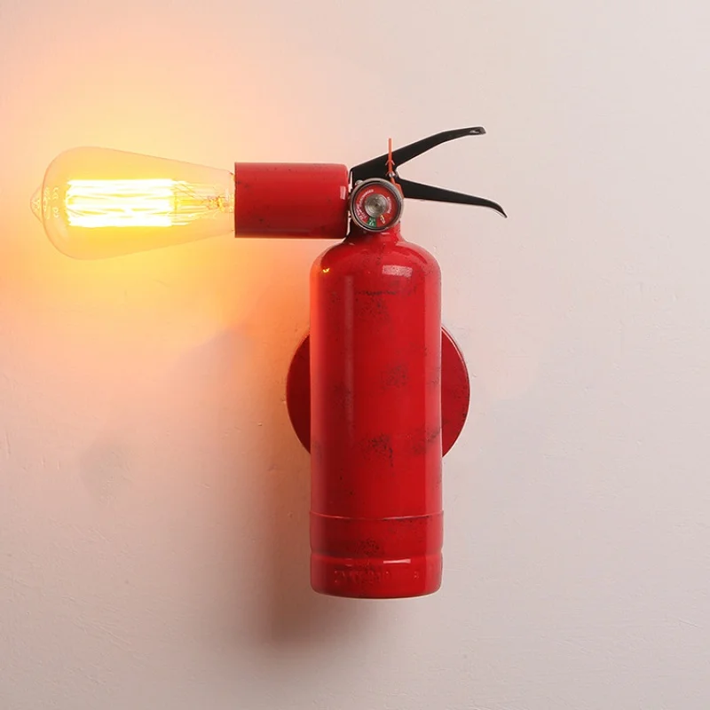 Industrial Retro Wall Lamp Fire Extinguishing Gas Wall Lamp B & B Restaurant Bar Decorative Lighting Corridor Aisle Tea House