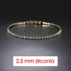 Bracelet de Tennis en cristal de luxe pour hommes, Hip Hop, tendance, Punk, zircone, chaîne de Couple sur la main, bijoux Streetwear