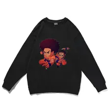 

Fashion The Boondocks Huey and Riley Pullover Man Funny Pullovers Men Women Vintage Creative Sweatshirt Mens Casual Sweatshirts