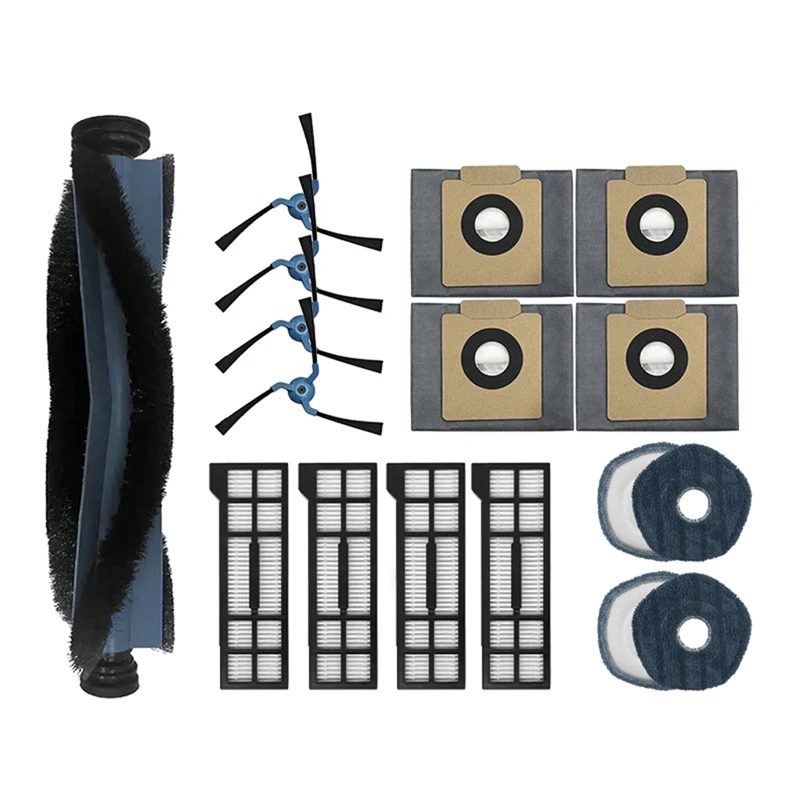 

For Eufy X10 Pro Omni Robot Vacuum Cleaner Main Side Brush Mop Cloth Hepa Filter Dust Bag Accessories Parts