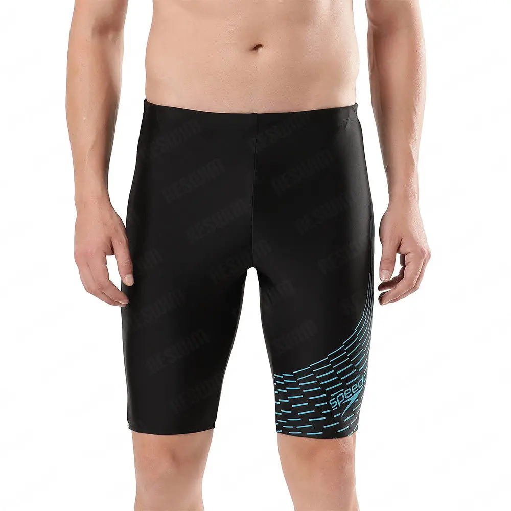 2025 Men's Swimming Trunks Swim Jammer Swimsuit Shorts Endurance Athletic Training Swimwear Quick Dry Pants Beach Tights Shorts 5
