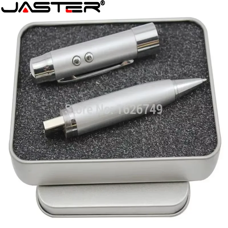 Usb Flash Drive Flash Drive Magic Pen USB 2.0 Flash Drive 128GB Mini Metal Free Customized LOGO Pen Drive Ballpoint Student Teacher Gift Memory Stick