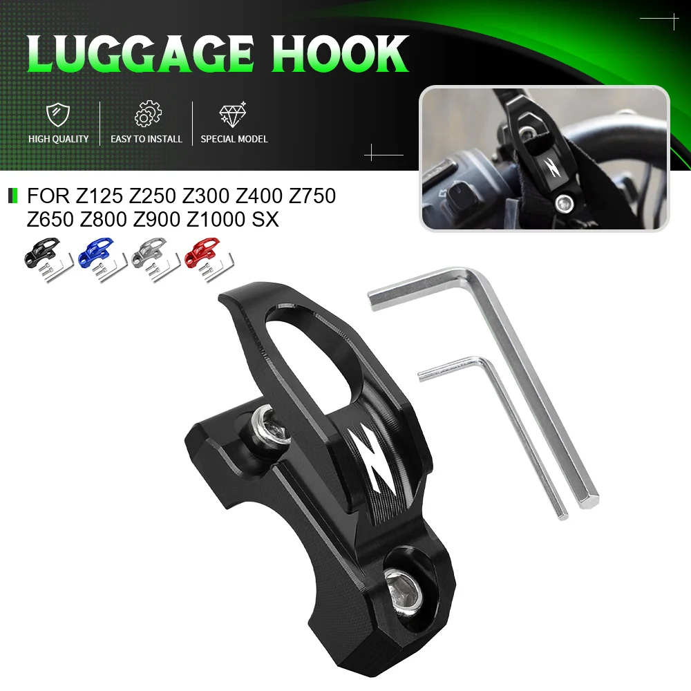 

Hook Hanger FOR KAWASAKI Z125 Z250 Z300 Z400 Z750 Z650 Z800 Z900 Z1000 SX Brake Master Cylinder Bag Helmet Holder Clamp Bracket