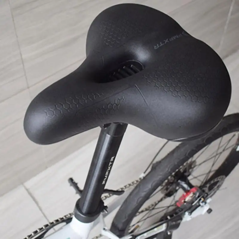 Exercise Bike Seat Cushion with Back Support Replacement Soft Cycling Bicycle  Saddle Cover for Recumbent Bike Adult Bicycle - AliExpress