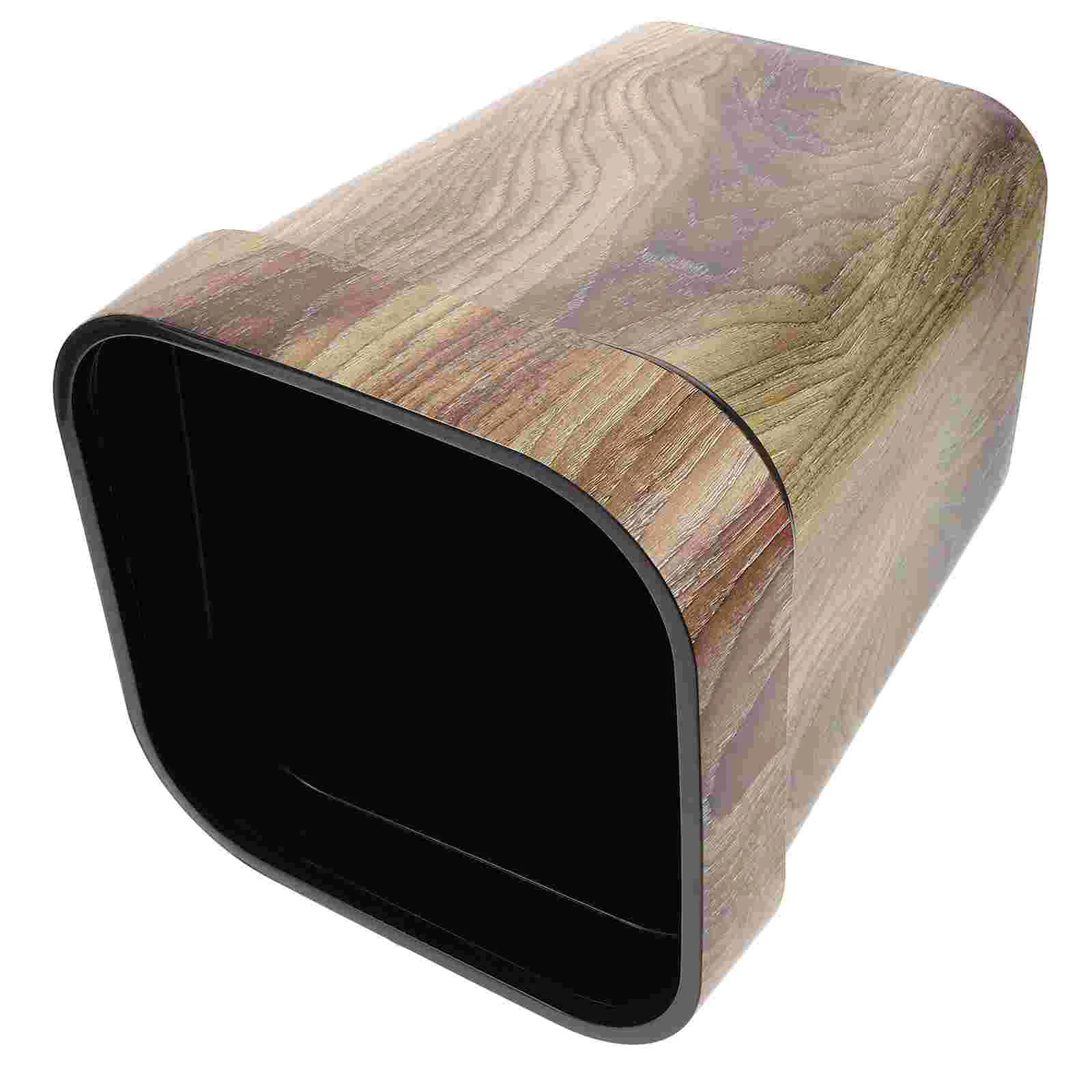 

Garbage Trash Can Waste Container Bin Wood Wooden Wastebasket Plastic Small Basket Paper Kitchen Vintage Bins Retro Square