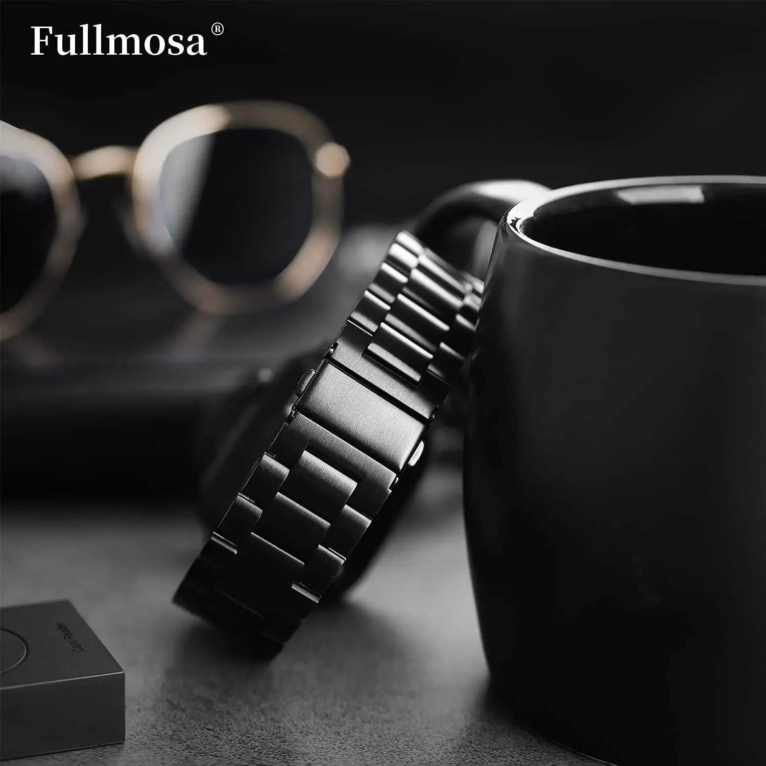 Fullmosa for Apple Watch Band 40mm Stainless Steel Strap for Apple Watch Series 9 8 7 SE 2&1 38mm 41mm 42mm 44mm 45mm correas