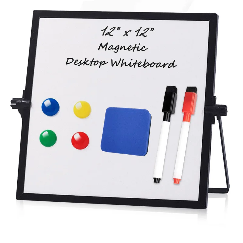 Officewhiteboardblackboarddoublesidedfoldingdesktopnoteboard