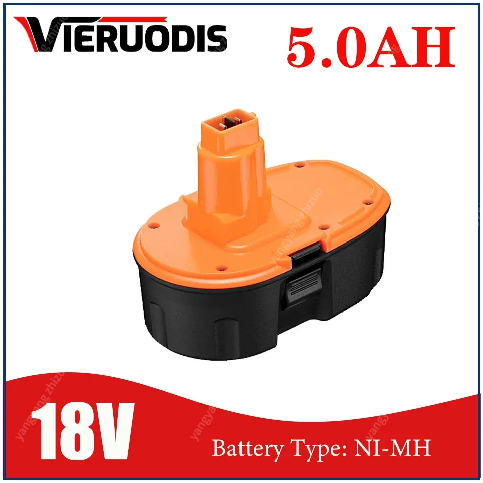 

18V 4.0Ah 5.0Ah 6.0Ah Ni-MH Battery For Dewalt DC9096 DE9039 DE9096 DE9098 DE9503 DC212 DC330 Cordless Drill Replacement Battery