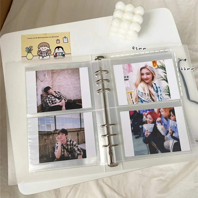 Photo Album Photocard Photo Album A5 Binder Collect Book DIY Binder Postcard Album School Journal Agenda Planner Korean School Stationery