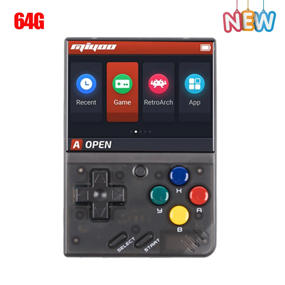 Miyoo Mini Pocket Video Game Consoles Retro Protable Player Built-In 2500+ Games with Tetris 2.8 Inch IPS Screen Gift for Kid 