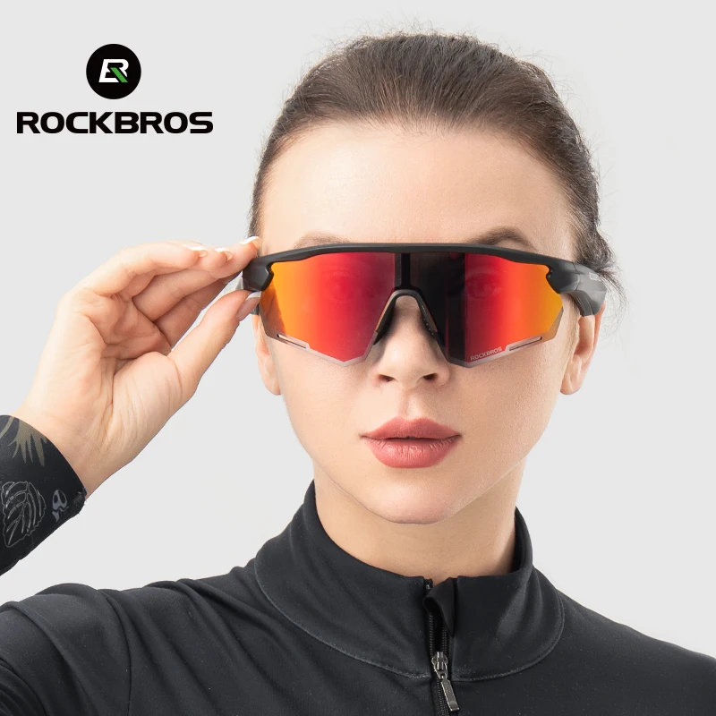 

ROCKBROS V5.2 Bluetooth Bike Glasses 120mAH Charging Cycling Sunglasses Driving Running Sports Eyewear MTB Road Bicycle Glasses