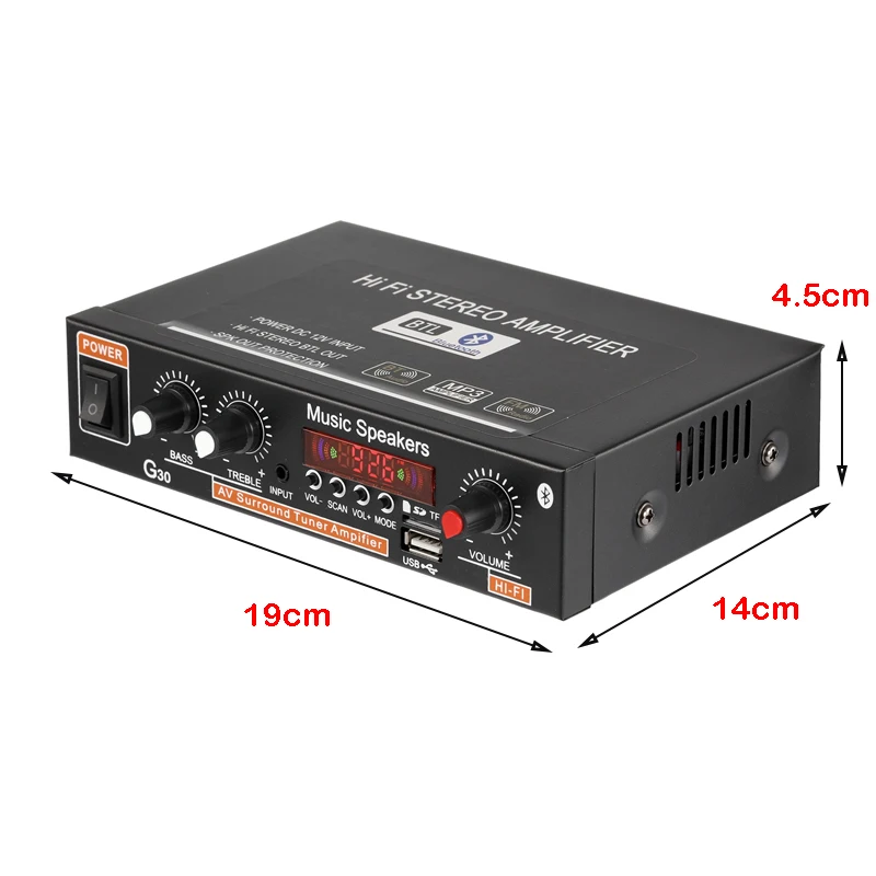 G30 G-919H 1000W 홈 파워 앰프 오디오 블루투스 앰프 서브우퍼 스피커 극장 오디오 사운드 시스템 220V/110V FM