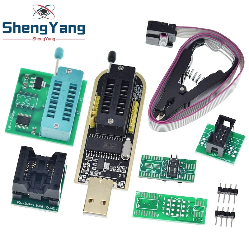 Ch341a 24 25 Series Eeprom Flash Bios Usb Programmer Module Soic8 Sop8 ...