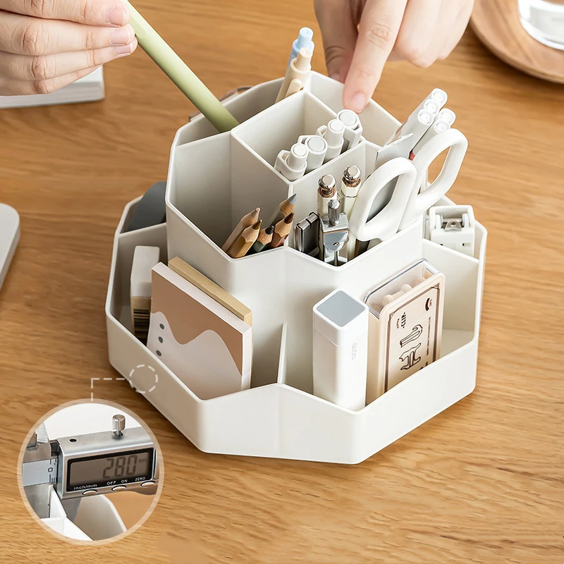 360 Degree Rotating Brush Holder Stationery Stand Rotatable Desktop Organiser Cosmetic Organiser Lipstick Holder makeup organizer,pen holder,pen and brush holder,desk organizer,brush holder,desk storage rack