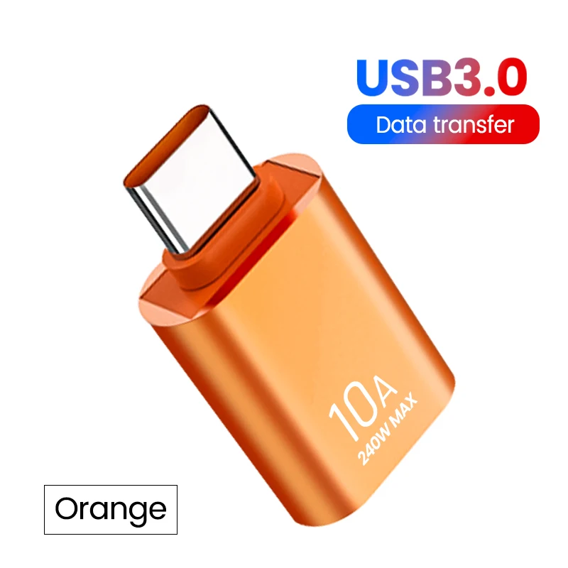 USB Type C to USB A Adapter - Male to Female OTG Converter