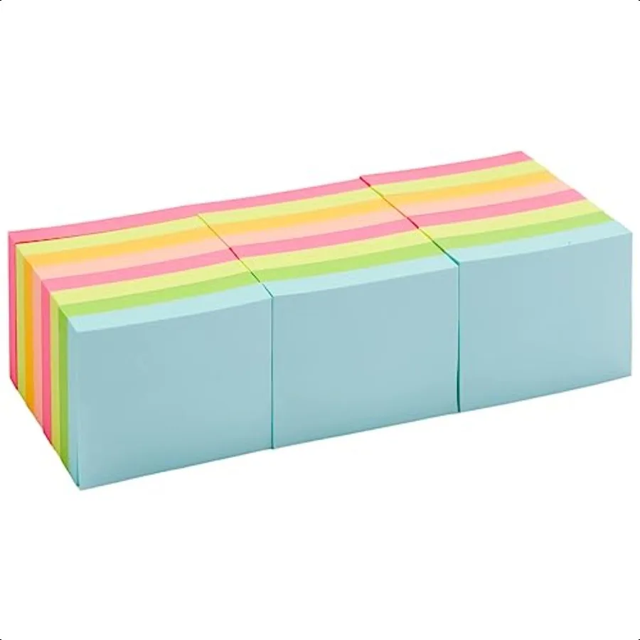 Colorful Mini Rectangular Sticky Notes Pads