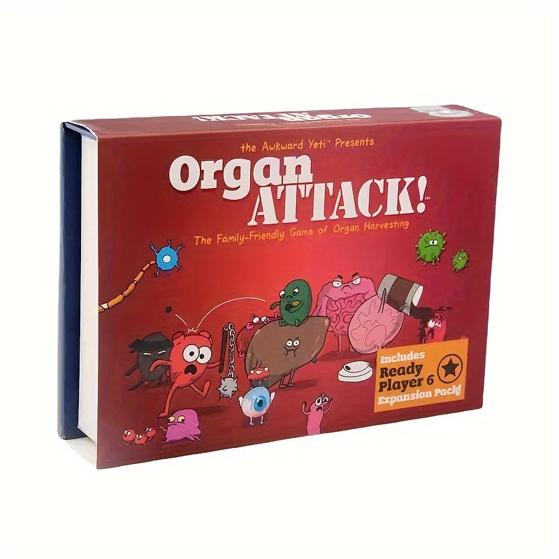 Organ Attack! Tabletop Card Game Pop Bunny Board games card games board games