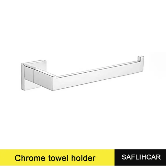 Chrome towel holder