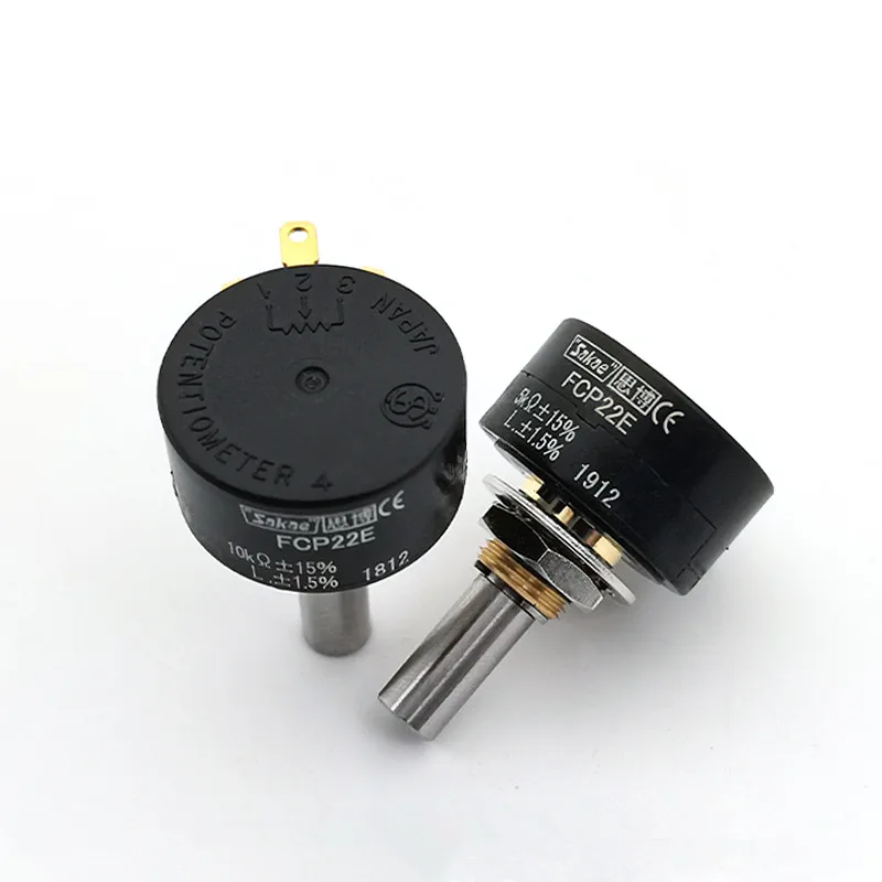 

1pcs FCP22E 1k 2k 5k 10K precision lap potentiometer switch
