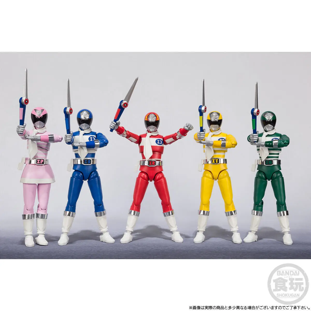 

Original Super Minipla SMP SHODO Denshi Sentai Denziman Rangers Action Figures Mobile Assemble Model Anime Kit