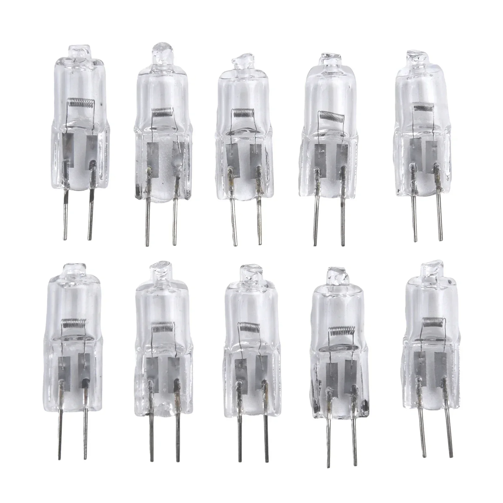 10PCS 2900K 12V 220V 10W 20W 35W 50W G4 Halogen Light Bulbs for Indoor Lighting