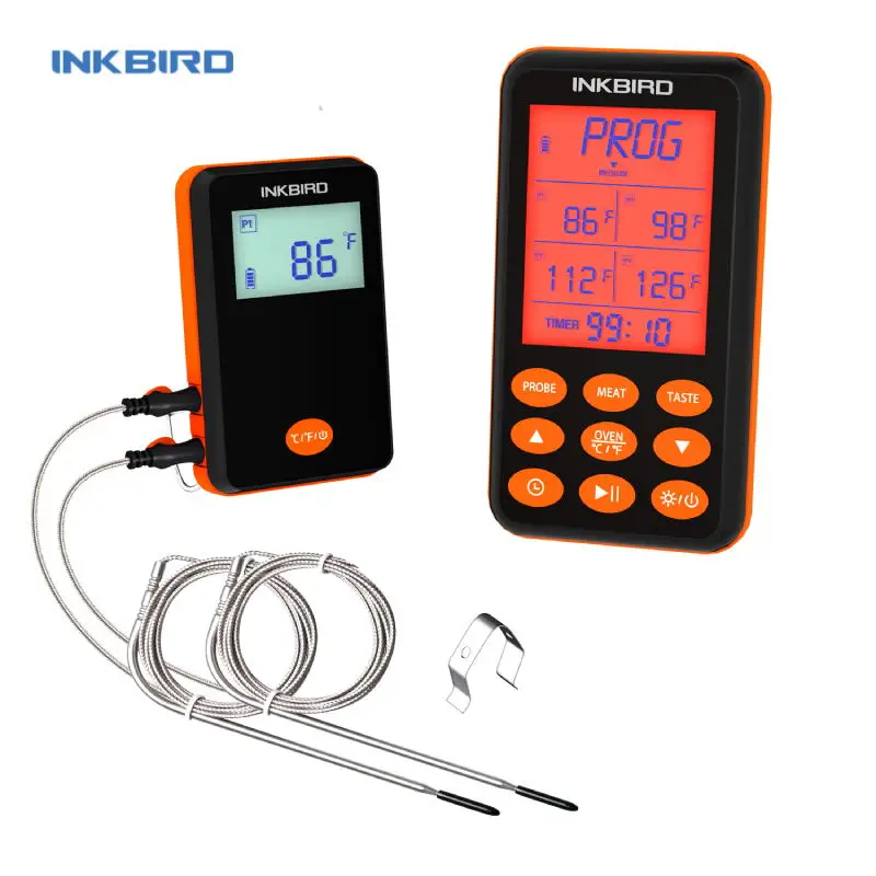 2 x support de clip de sonde de température pour thermomètre de barbecue,  fumeur, four, moniteur de température de barbecue