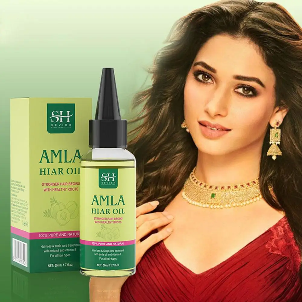 2023 Amla Oil For Hair Growth India Gooseberry Hair Oil Anti Hair Loss Scalp Treatment Damaged Hair G1H6 textiles of india