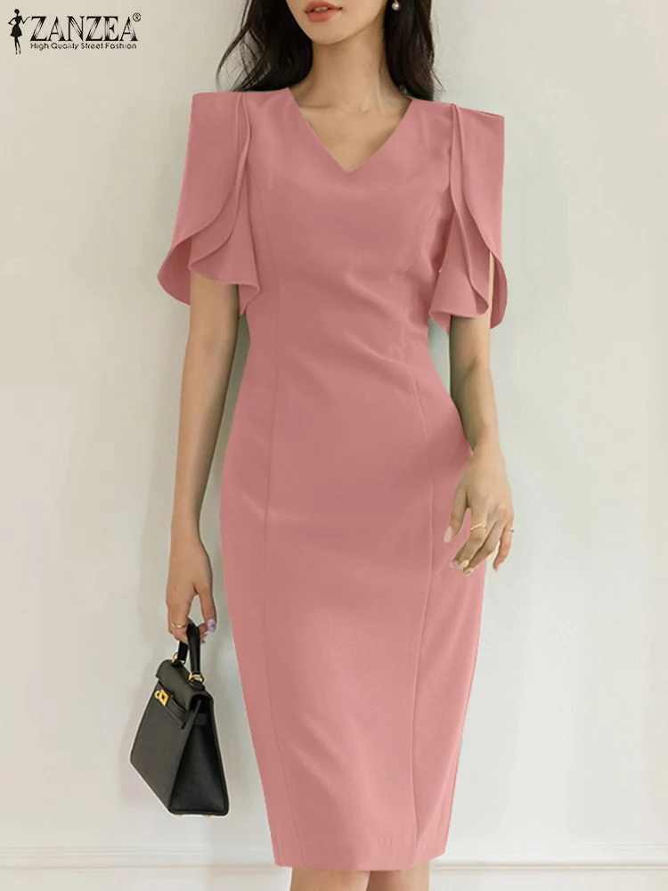 Vestido Encaje Manga Acampanada - Mujer | MANGO España (Península Y