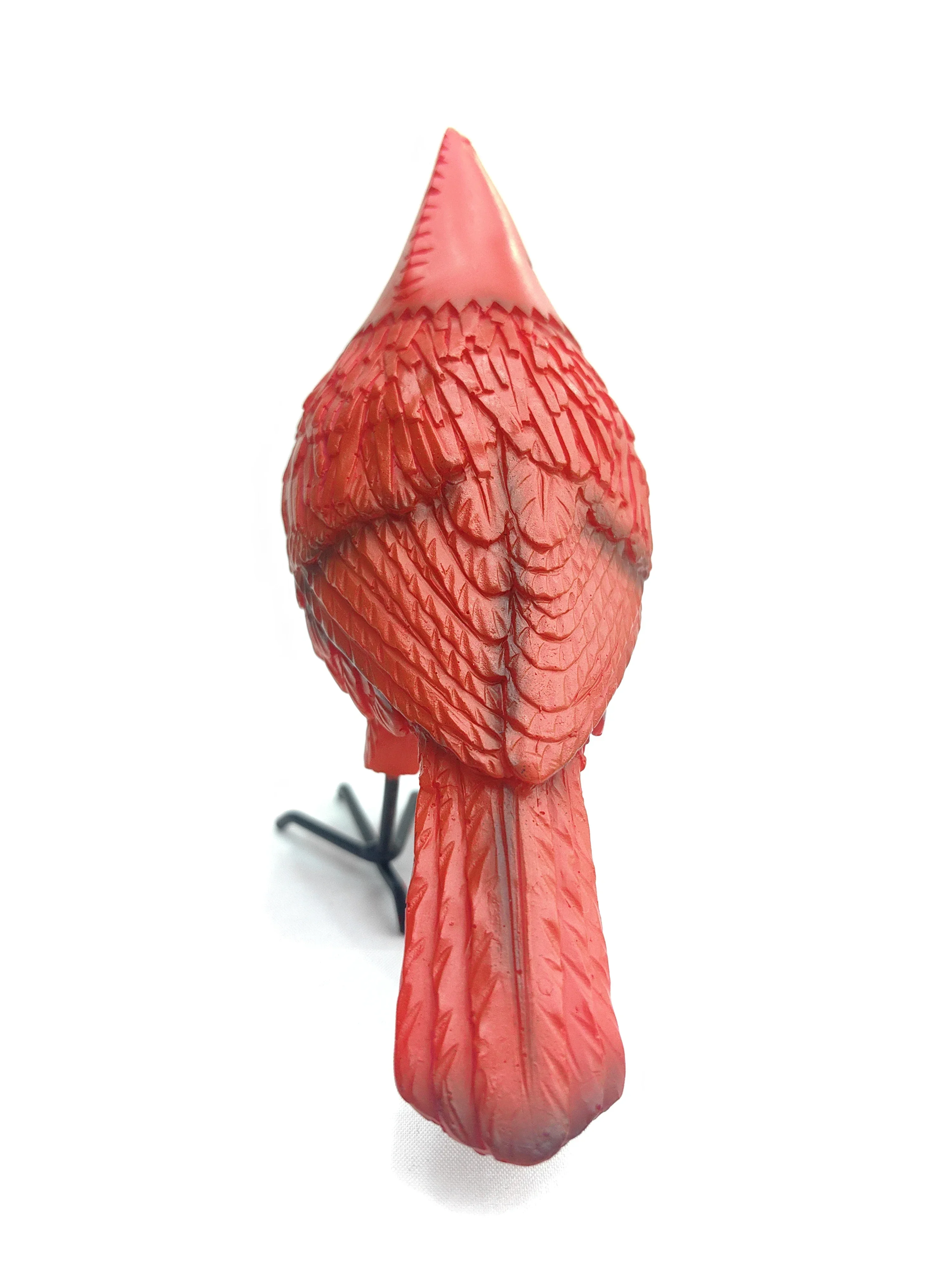 Cardinal Grosbeaks Red Bird Resin Sculpture Living Room Bedroom Decoration Crafts Festival Gifts Yard Ornament Outdoor