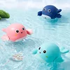 1/3Pcs Baby Bath Toys Pool Beach Classic Chain Clockwork Water Toy Bathing Cute Dolphin For Kids Water Playing Fun Toys Gift 2
