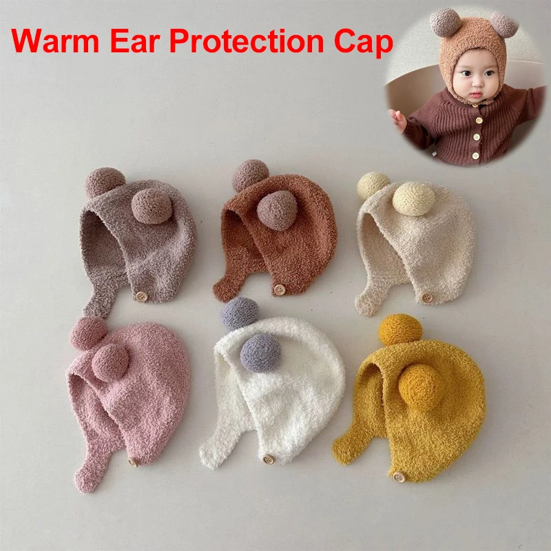 Winter Warm Wool Baby Hat 1
