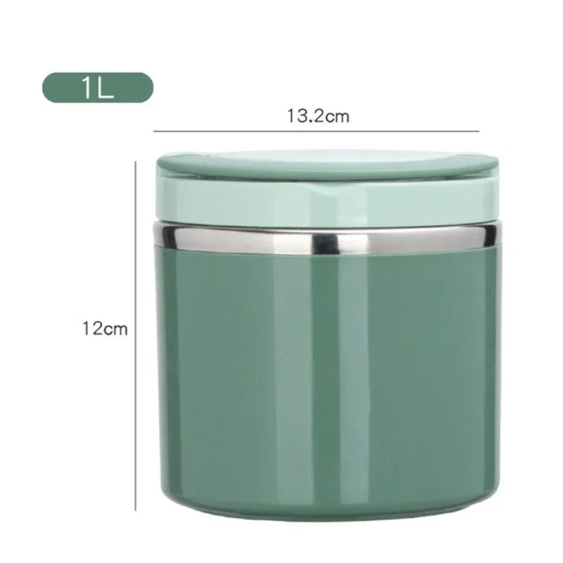 630/1000ml Food Thermal Jar Insulated Soup Cup Thermos Containers Stainless Steel Lunch Box Thermo Keep Hot for School Children Kitchen