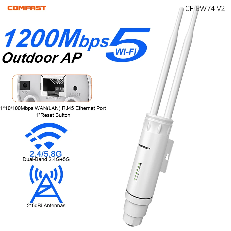 كومفاست خارجي WiFi7 3600Mbps نقطة وصول لاسلكية مع...