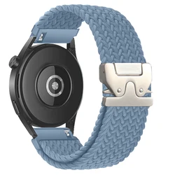 Braided Solo Loop Band - Stylish Bracelet Strap for Smartwatches (20mm/22mm) (Tannin)