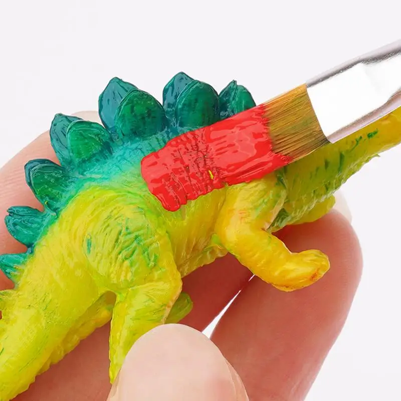 DIYs Coloring 3D Painting Mini Animal Dinosaur Pterosaur Stegosaurus Ankylosaurus Model Drawing Graffiti Kids Educational Toys