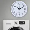 Numerals Wall Clock Stylish Accurate Round Wall Clocks for Easy-to-read Timekeeping Battery Operated Non-ticking Quartz Decor 6